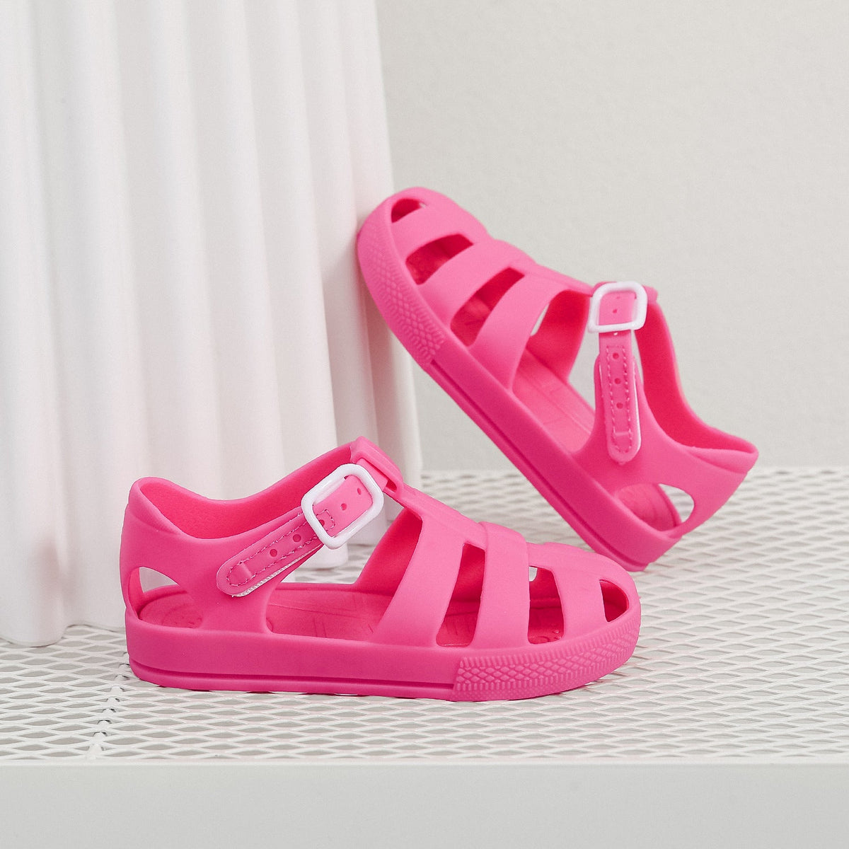 Childrens Velcro-Strap Non-Slip Waterproof Shoes