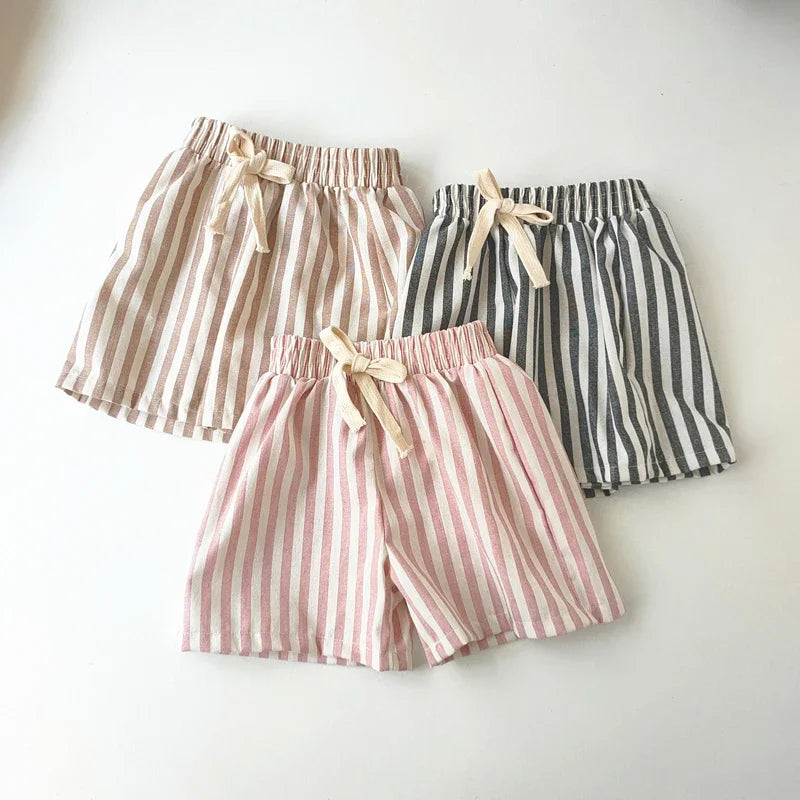 Unisex Linen Cotton Harlan Pants Kids