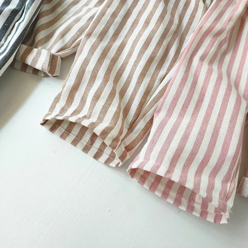 Unisex Linen Cotton Harlan Pants Kids