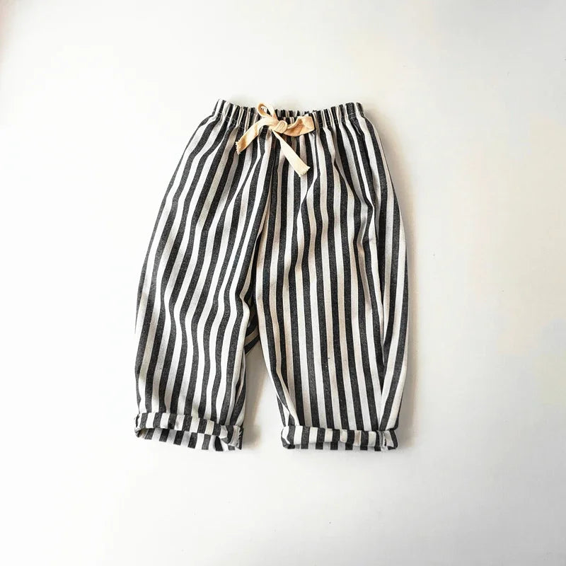 Unisex Linen Cotton Harlan Pants Kids