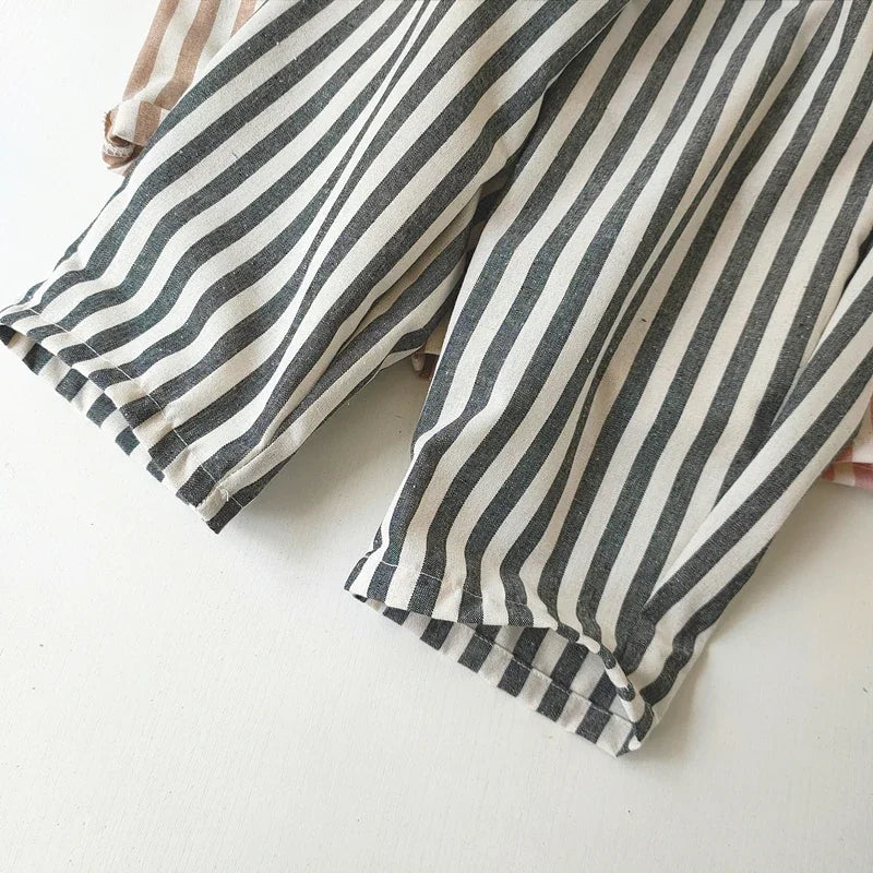 Unisex Linen Cotton Harlan Pants Kids