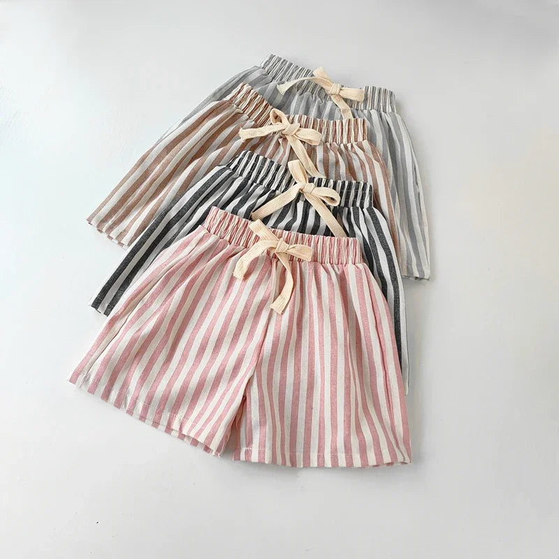 Unisex Linen Cotton Harlan Pants Kids