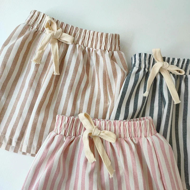 Unisex Linen Cotton Harlan Pants Kids
