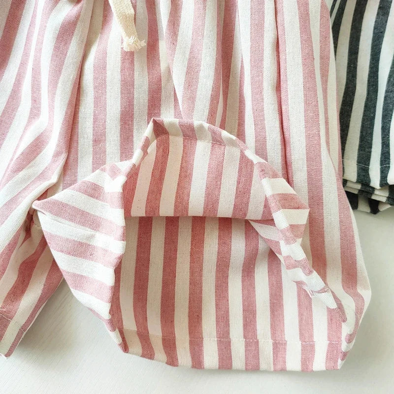 Unisex Linen Cotton Harlan Pants Kids