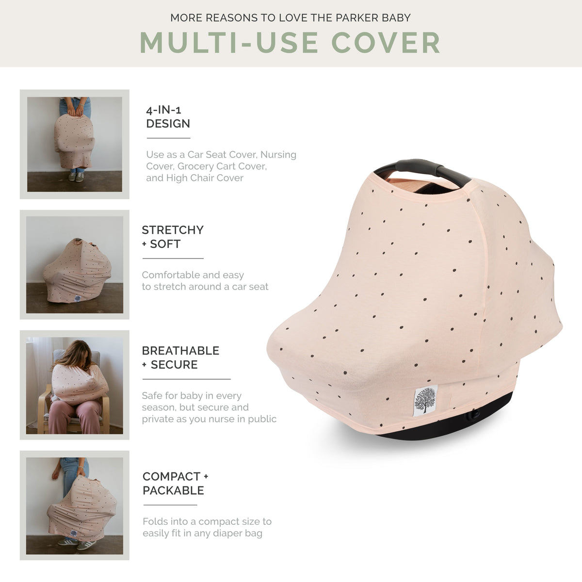 Multi-use Cover, Rosewood Checker